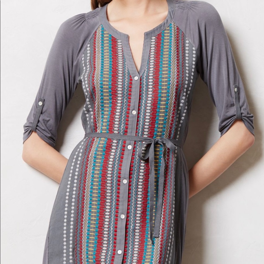 Button up Anthropologie dress